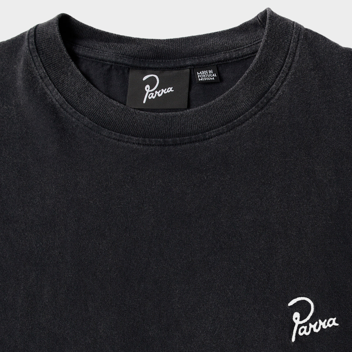 by Parra Signature T-Shirt - Washed Black in Farbe washed_black