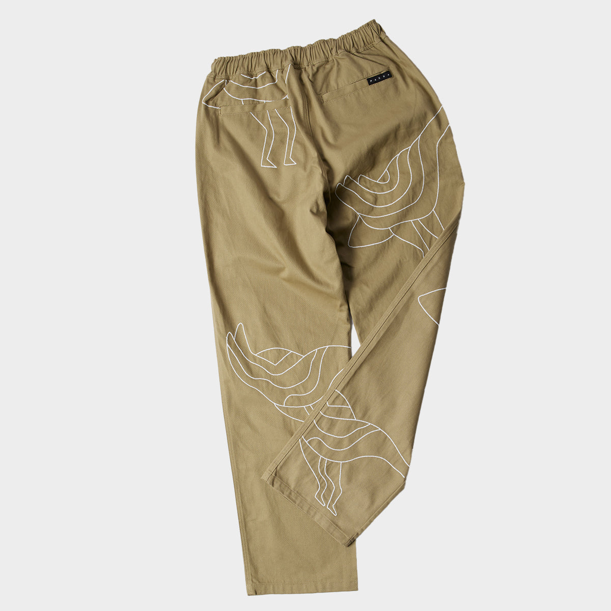 by Parra Stitched Up Duck Pants in Farbe tan