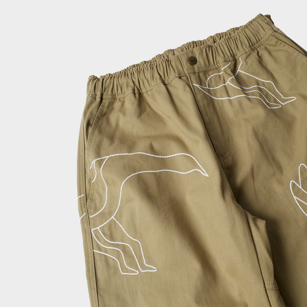 by Parra Stitched Up Duck Pants in Farbe tan