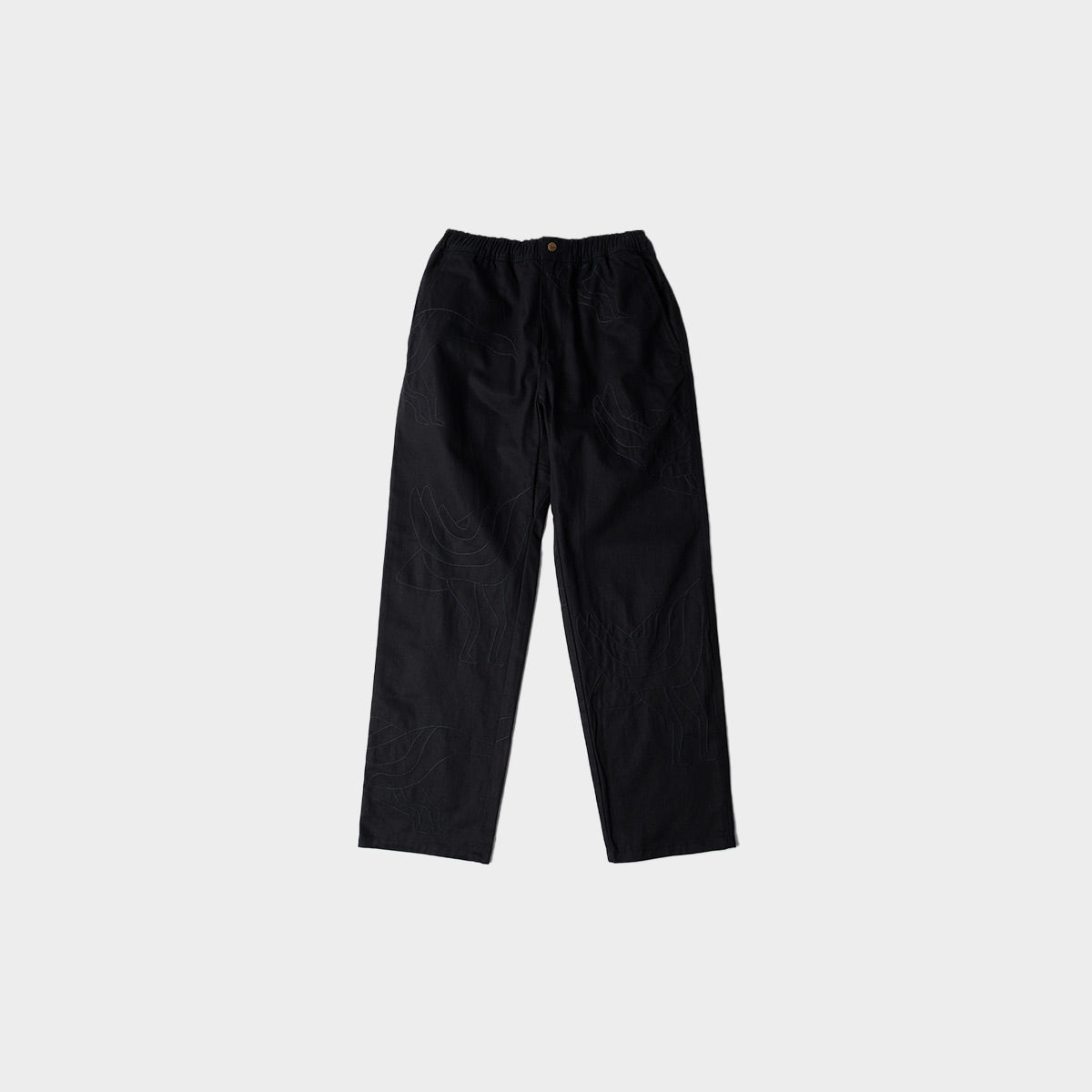 by Parra Stitched Up Duck Pants in Farbe black