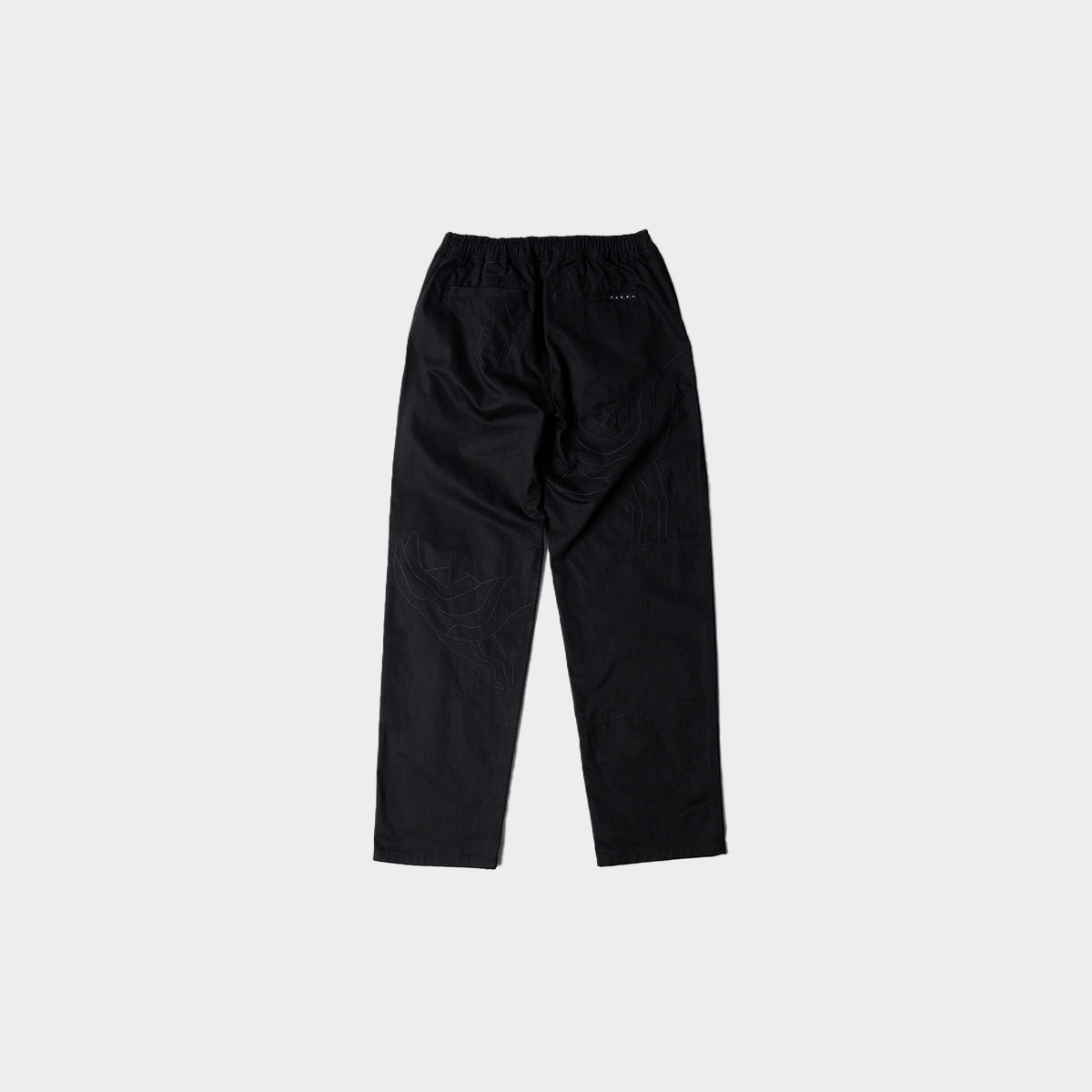 by Parra Stitched Up Duck Pants in Farbe black