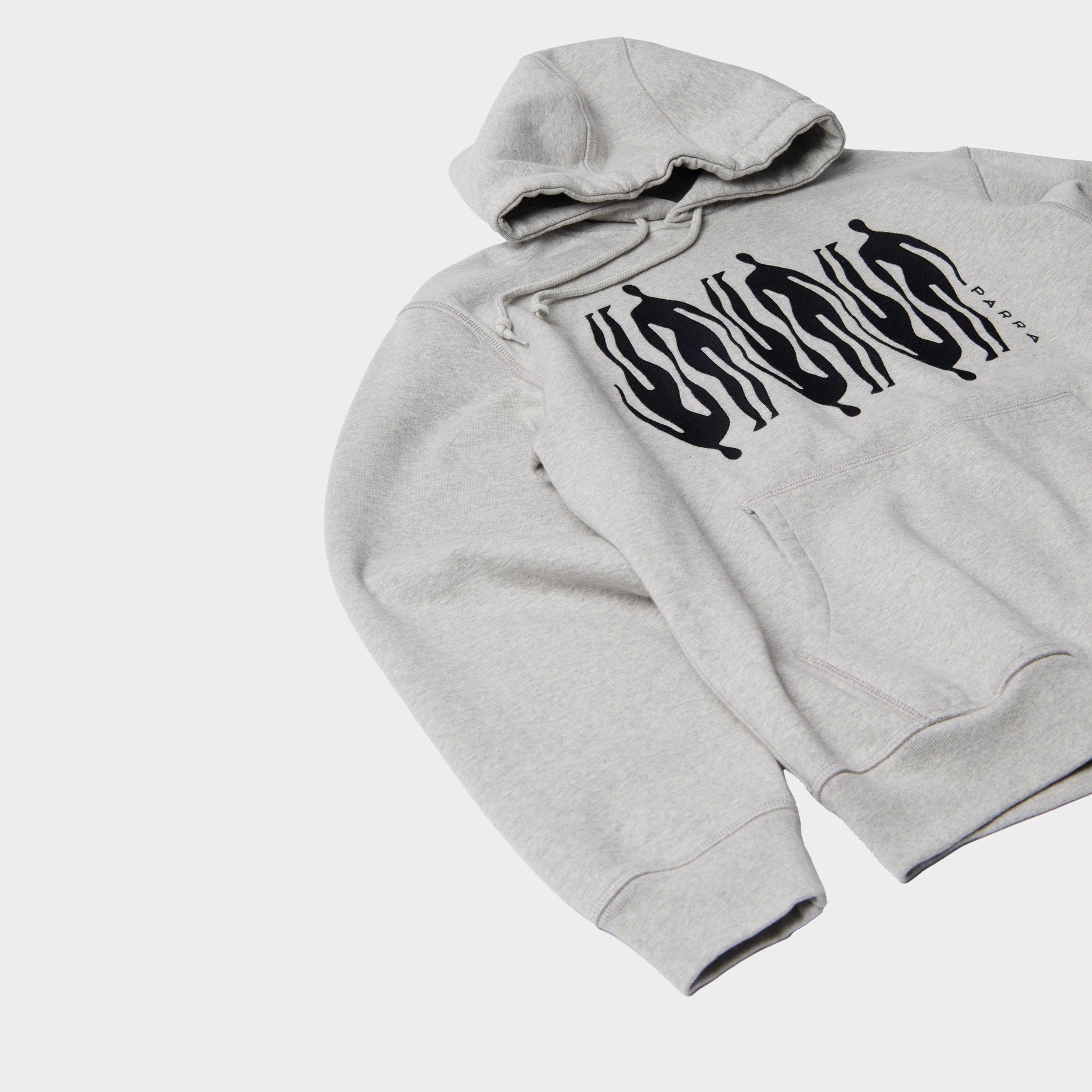 by Parra Connected Guy Hooded Sweatshirt in Farbe heather_grey