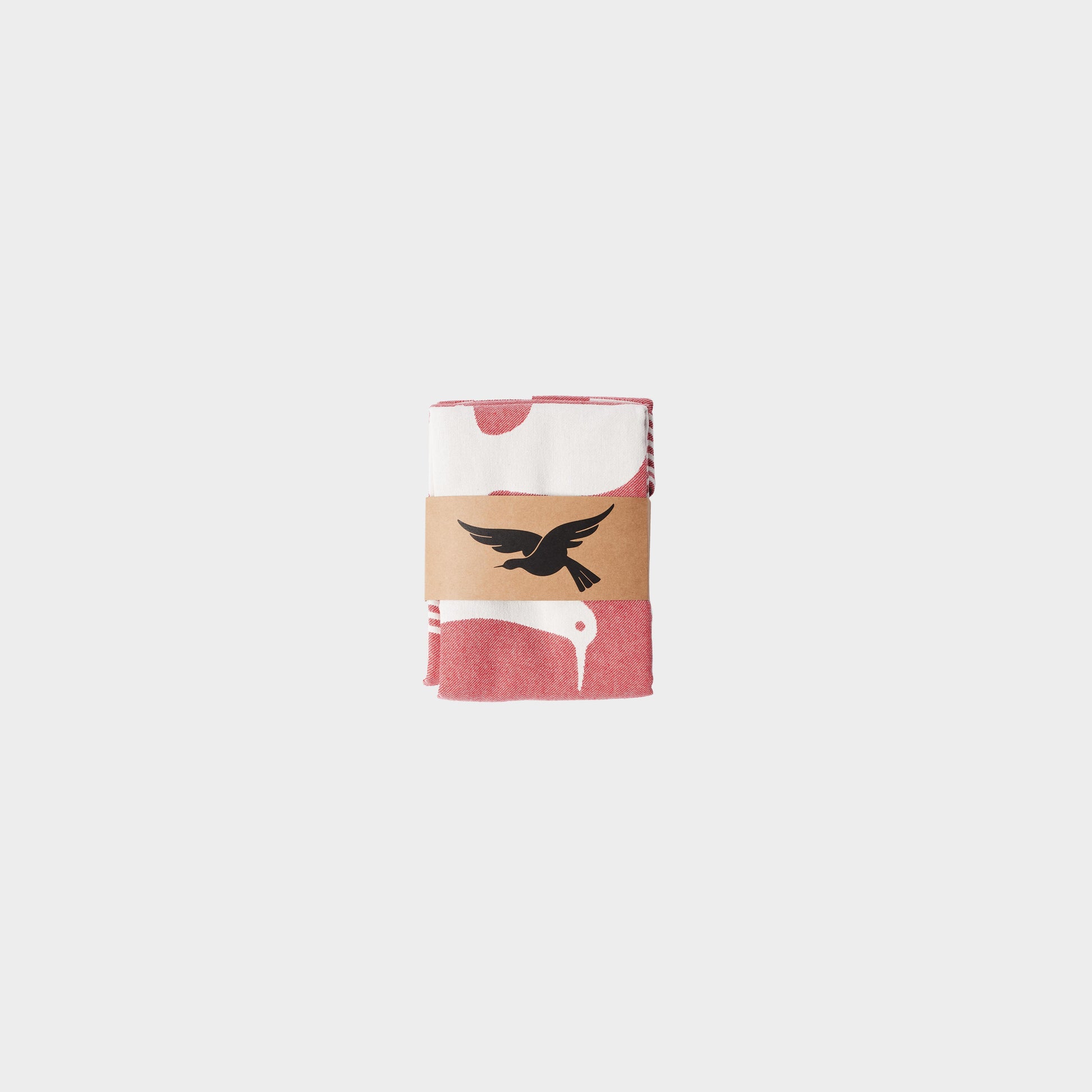 byParra Infinite Kitchen Bird Towel Set Red in Farbe red
