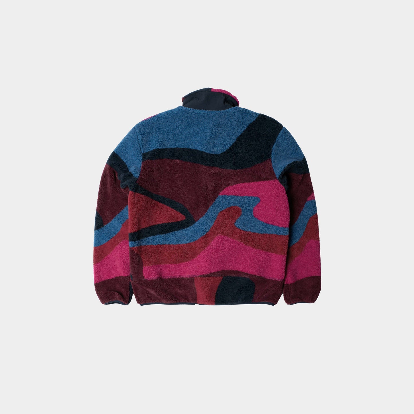 by Parra Full Ftp Booster Polar Fleece Jacket in Farbe red