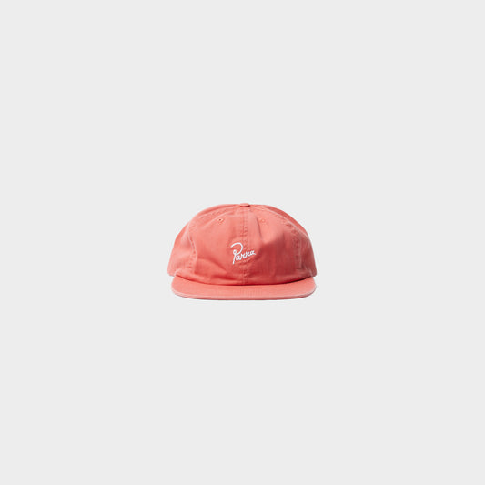 Signature 6 Panel Hat Washed Out Red