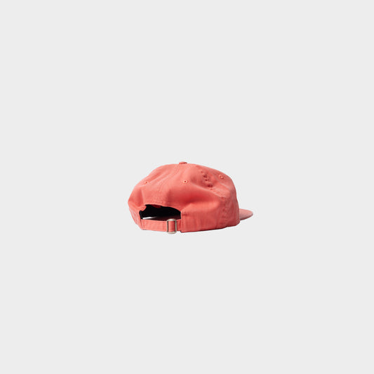 Signature 6 Panel Hat Washed Out Red