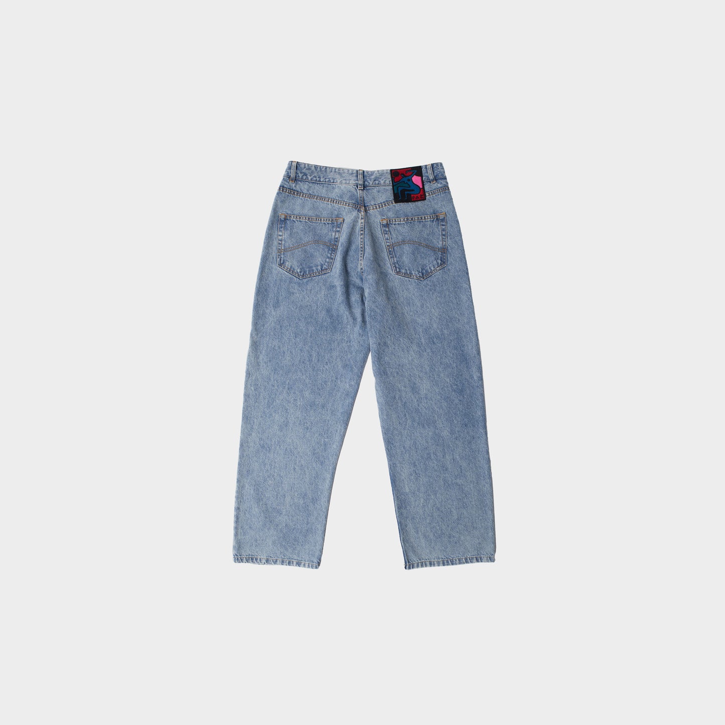 by Parra Washed Up Jeans in Farbe wash_blue