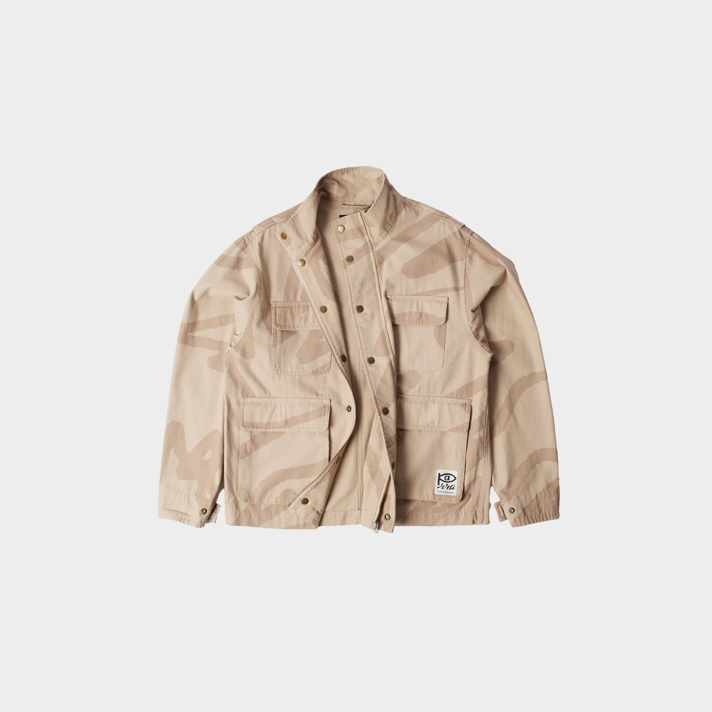 by Parra Birds Fly Free Field Jacket in Farbe sand
