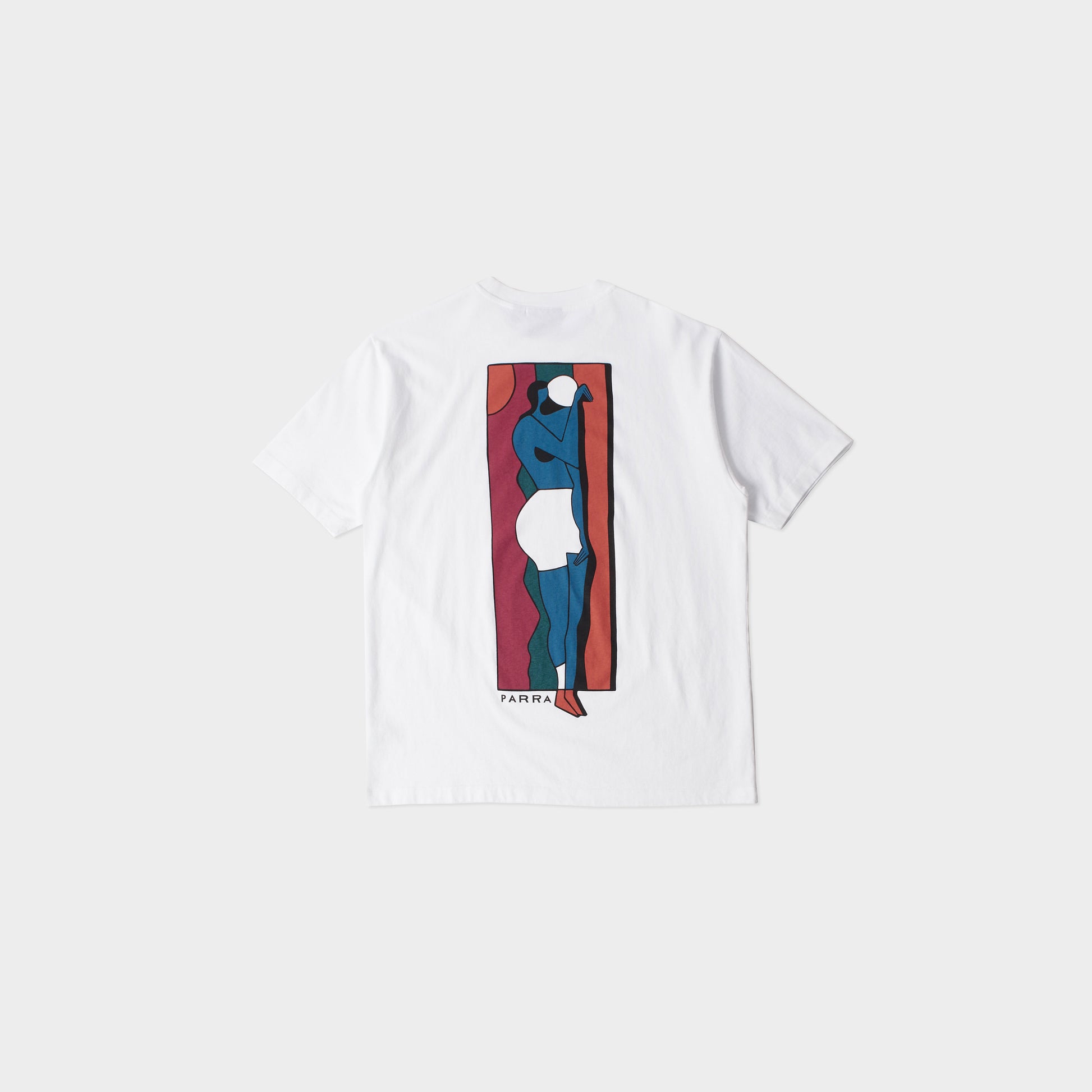 by Parra Vertical Thoughts T-Shirt in Farbe white