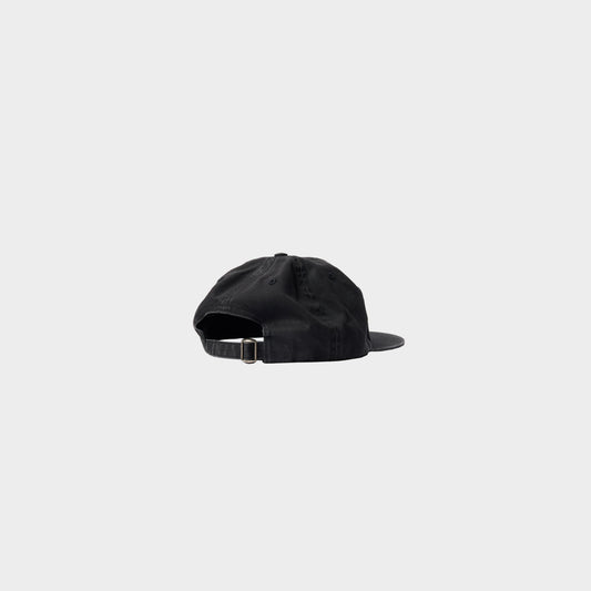 Signature 6 Panel Hat Black