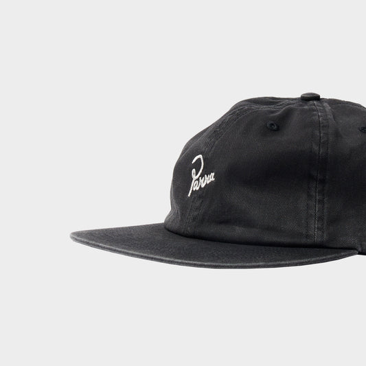 Signature 6 Panel Hat Black