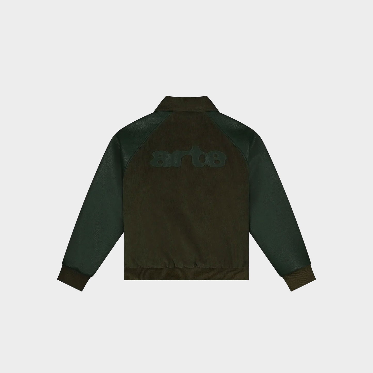 Arte Antwerp Varsity Jacket - Green in Farbe green