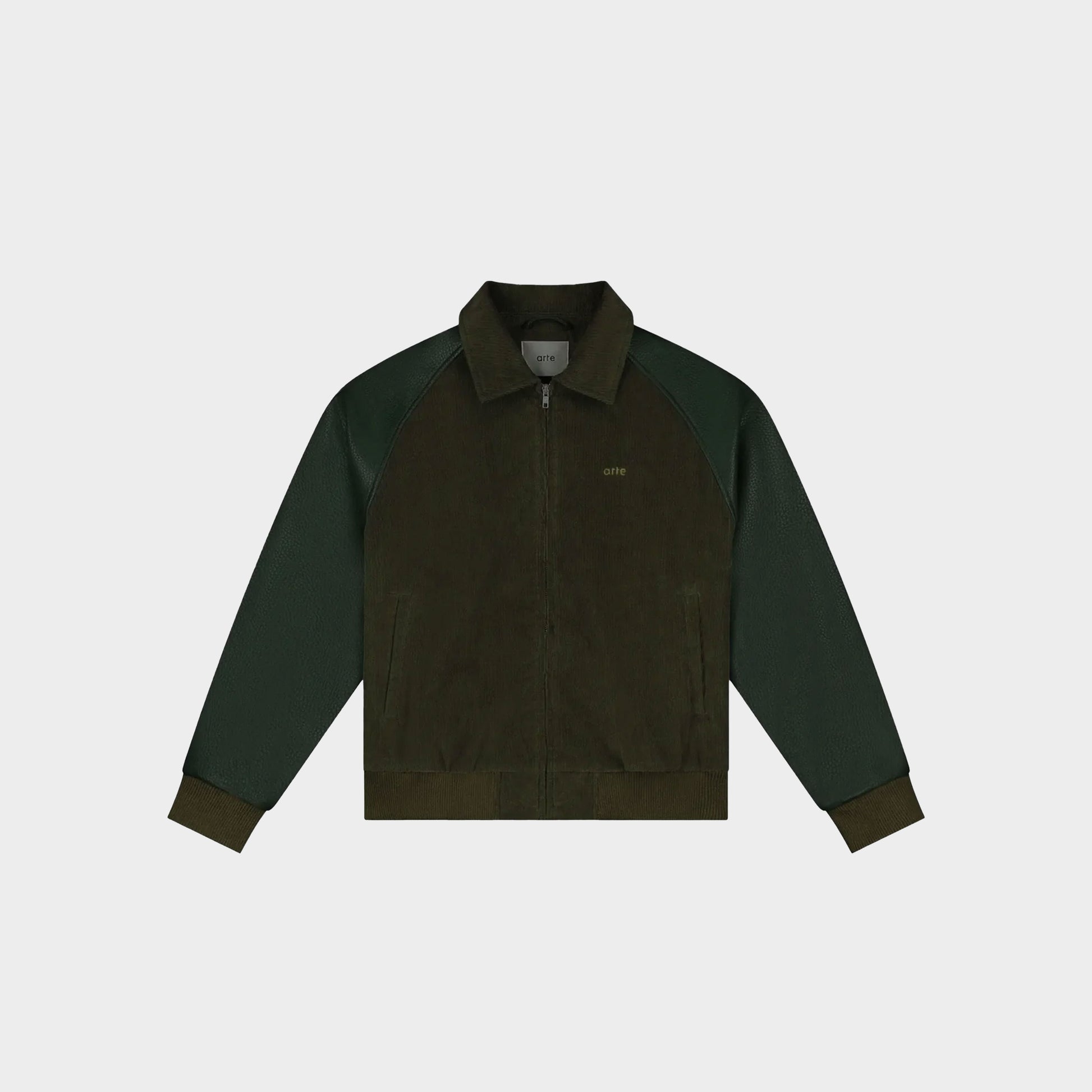 Arte Antwerp Varsity Jacket - Green in Farbe green