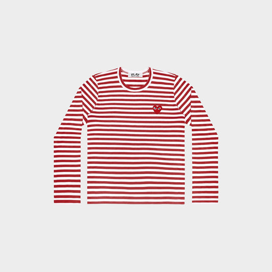 Striped Longsleeve - Red Emblem Knit