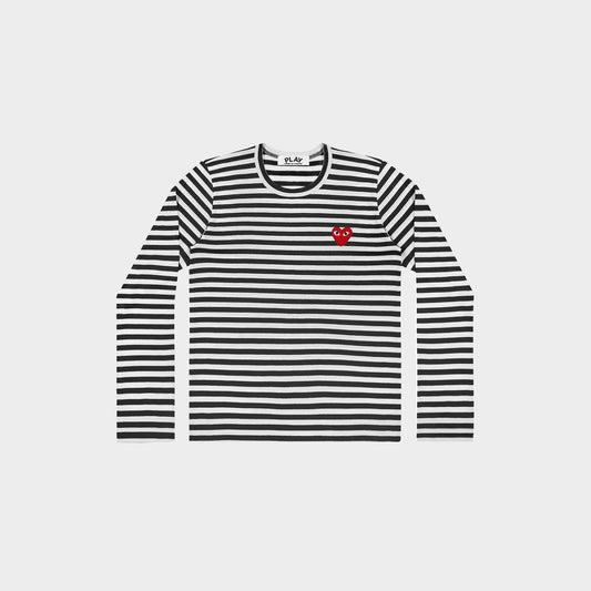 Striped Longsleeve - Red Emblem Knit