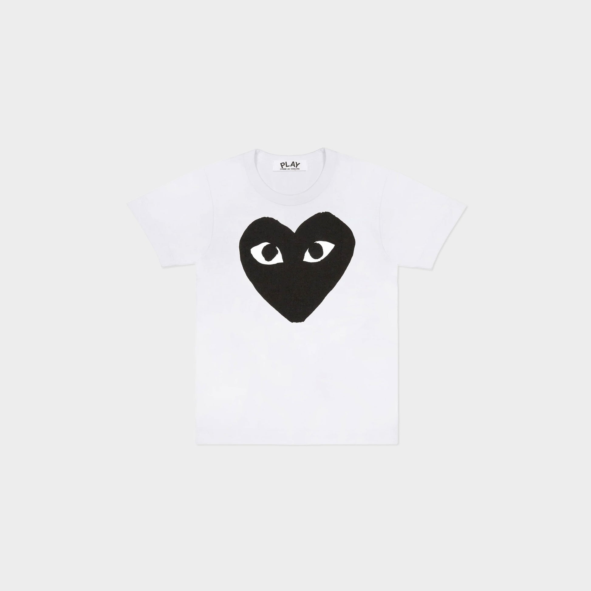 Comme des Garçons T-Shirt Logo Print Knit in Farbe white