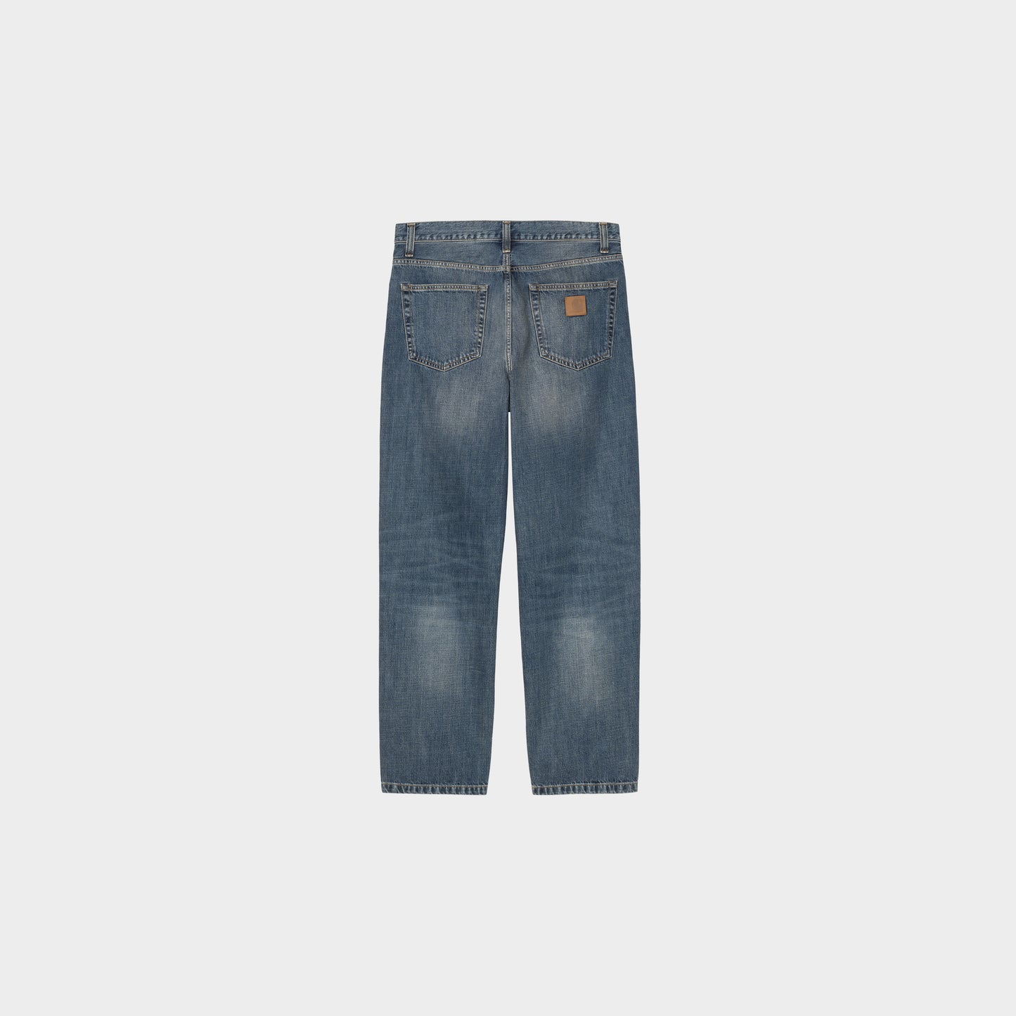 Carhartt WIP Aaron Pant in Farbe blue_dark_used_wash