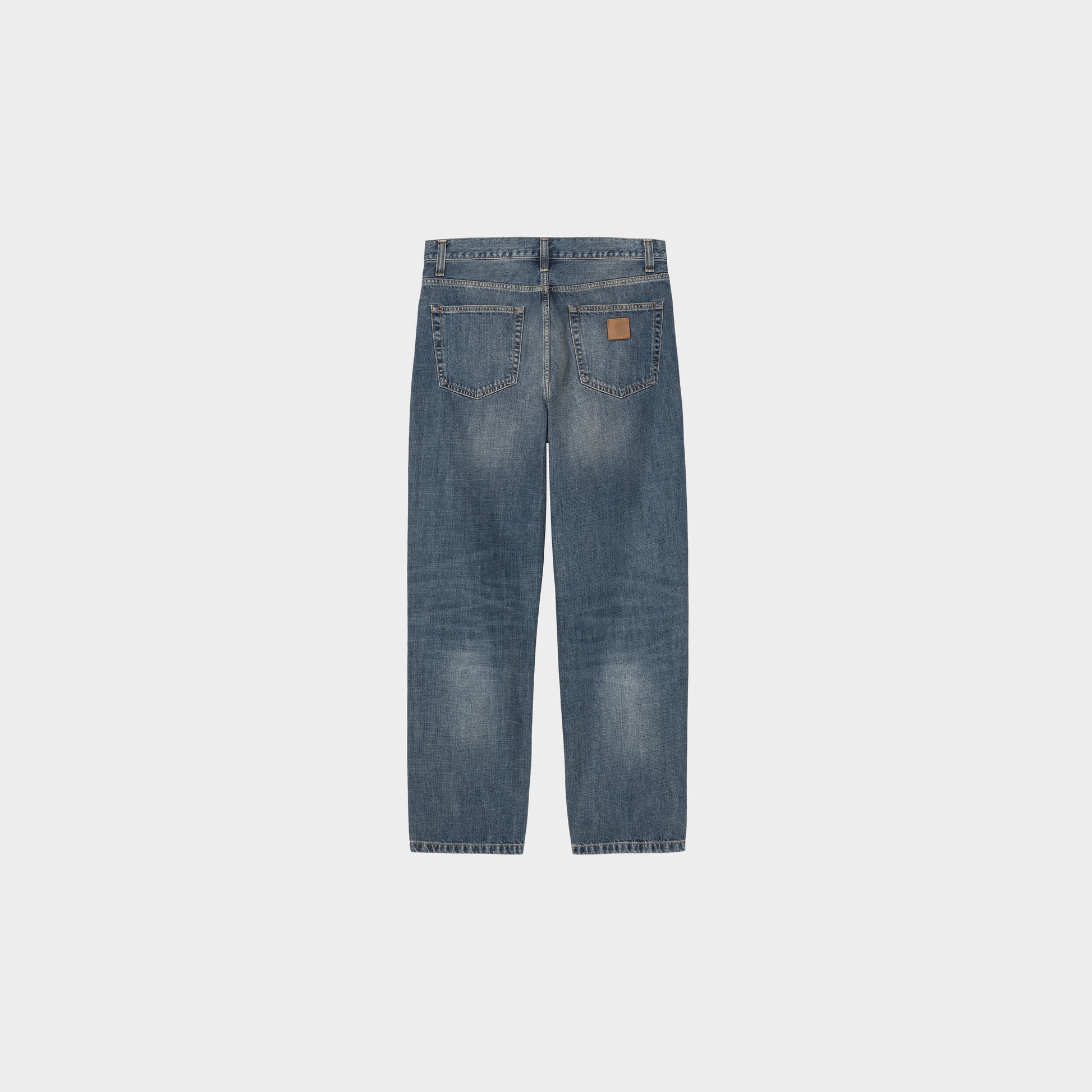 Carhartt WIP Aaron Pant in Farbe blue_dark_used_wash