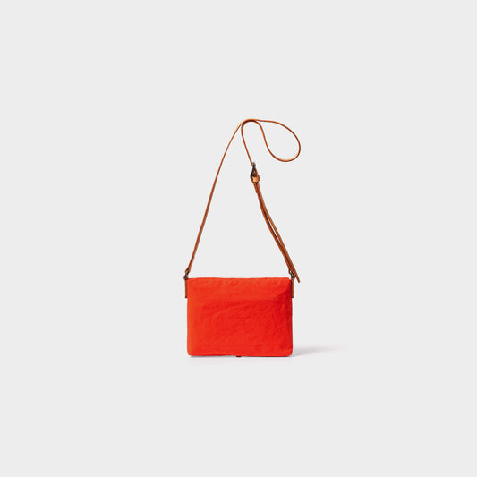 Friday Waxed Cotton Crossbody Bag - Lava