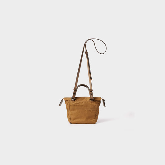 Squat 2.0 Waxed Cotton Mini Crossbody Bag - Chert