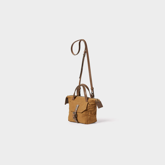 Squat 2.0 Waxed Cotton Mini Crossbody Bag - Chert