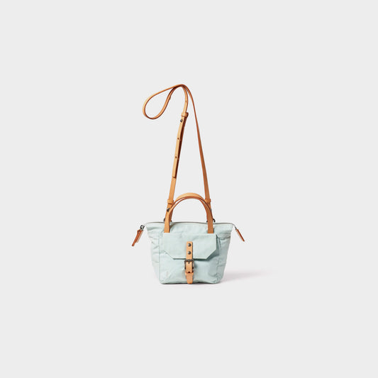 Squat 2.0 Waxed Cotton Mini Crossbody Bag - Iceberg