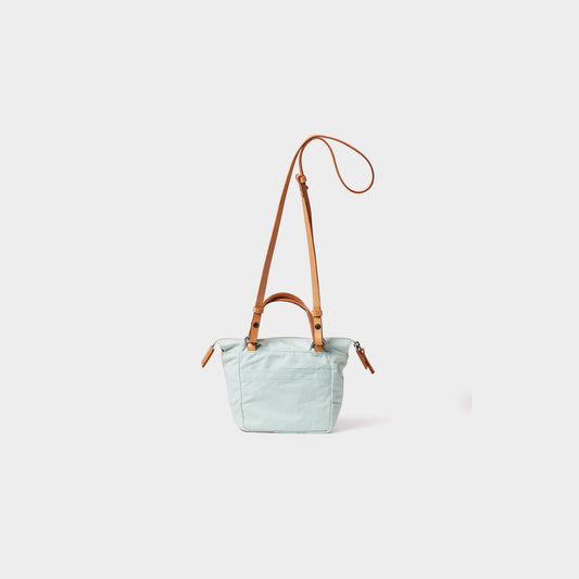 Squat 2.0 Waxed Cotton Mini Crossbody Bag - Iceberg