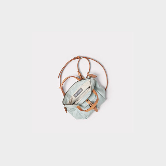 Squat 2.0 Waxed Cotton Mini Crossbody Bag - Iceberg