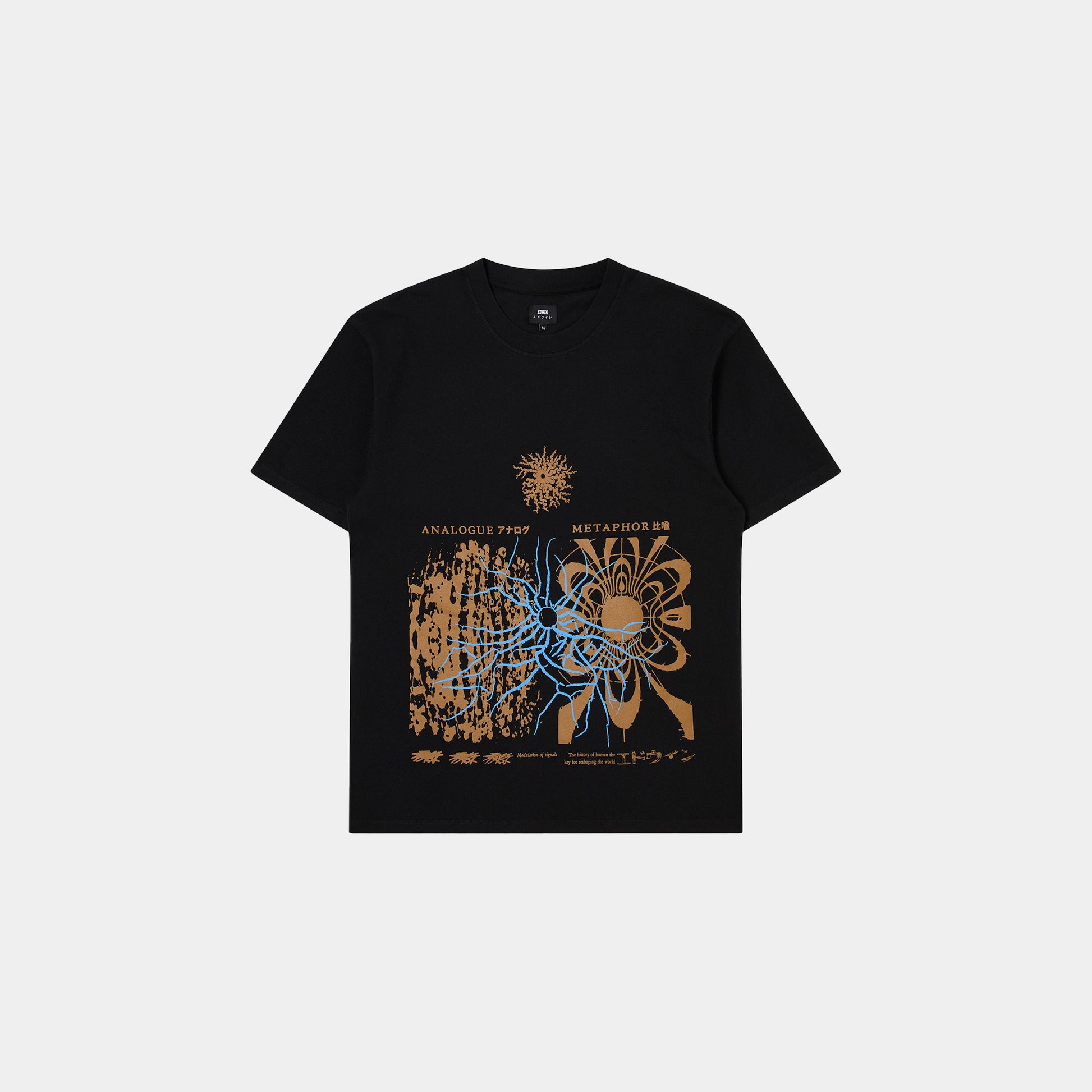 Edwin Analogue Metaphor TS in Farbe black