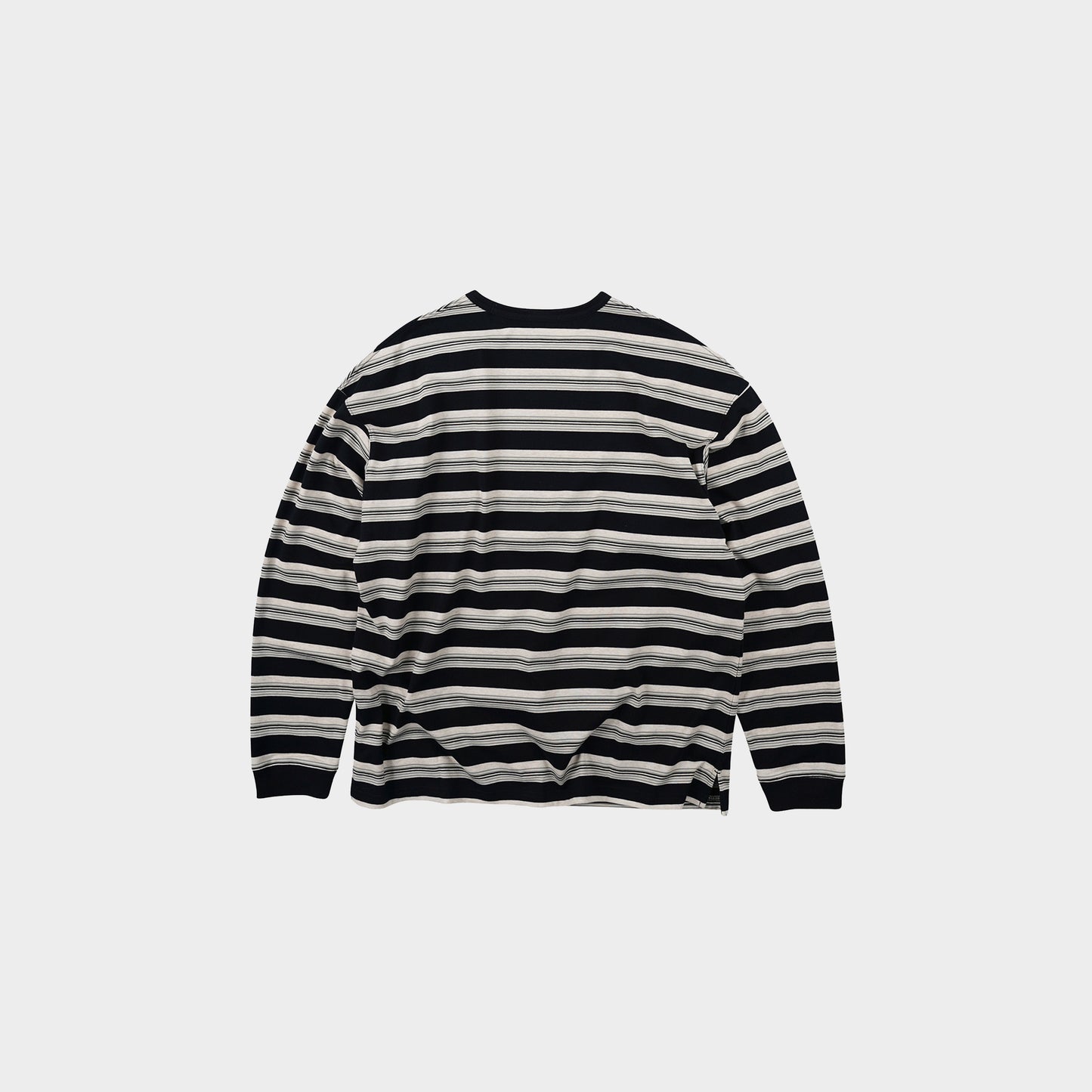Frizmworks Block Stripe Long Sleeve Tee in Farbe black