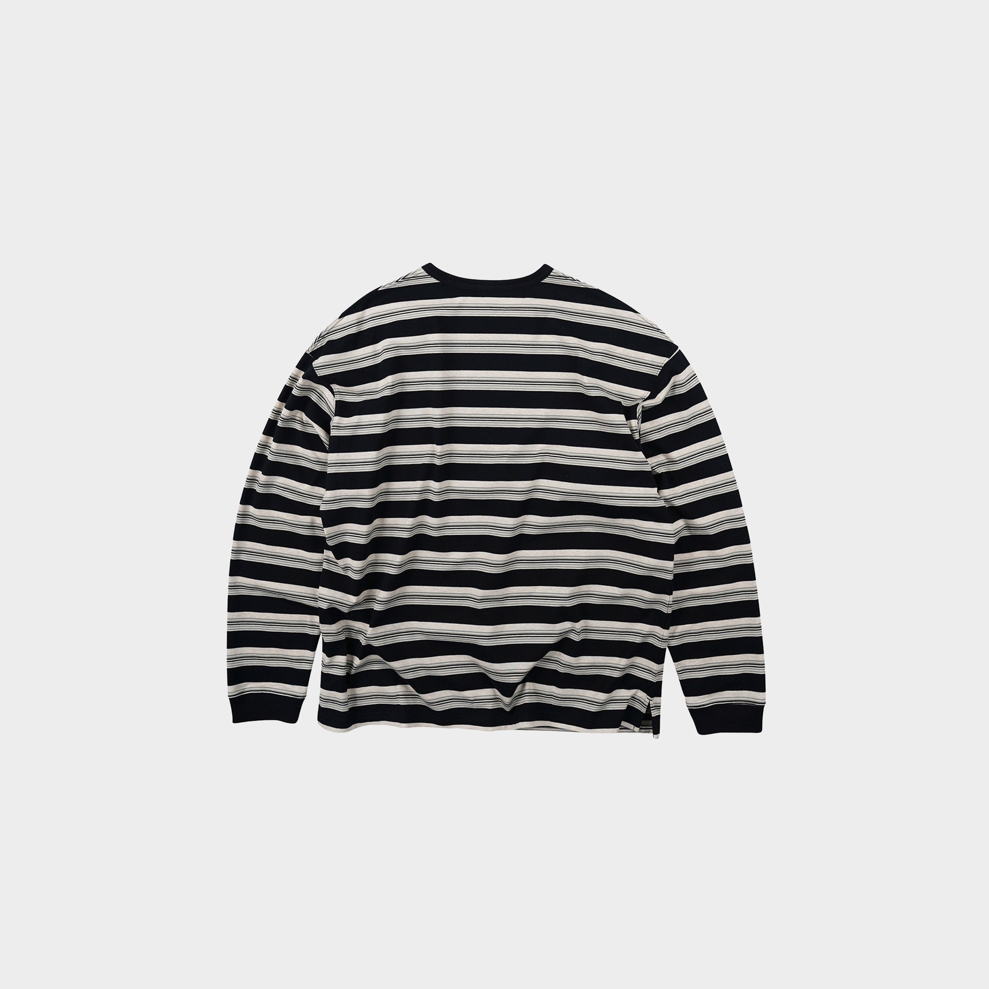 Frizmworks Block Stripe Long Sleeve Tee in Farbe black
