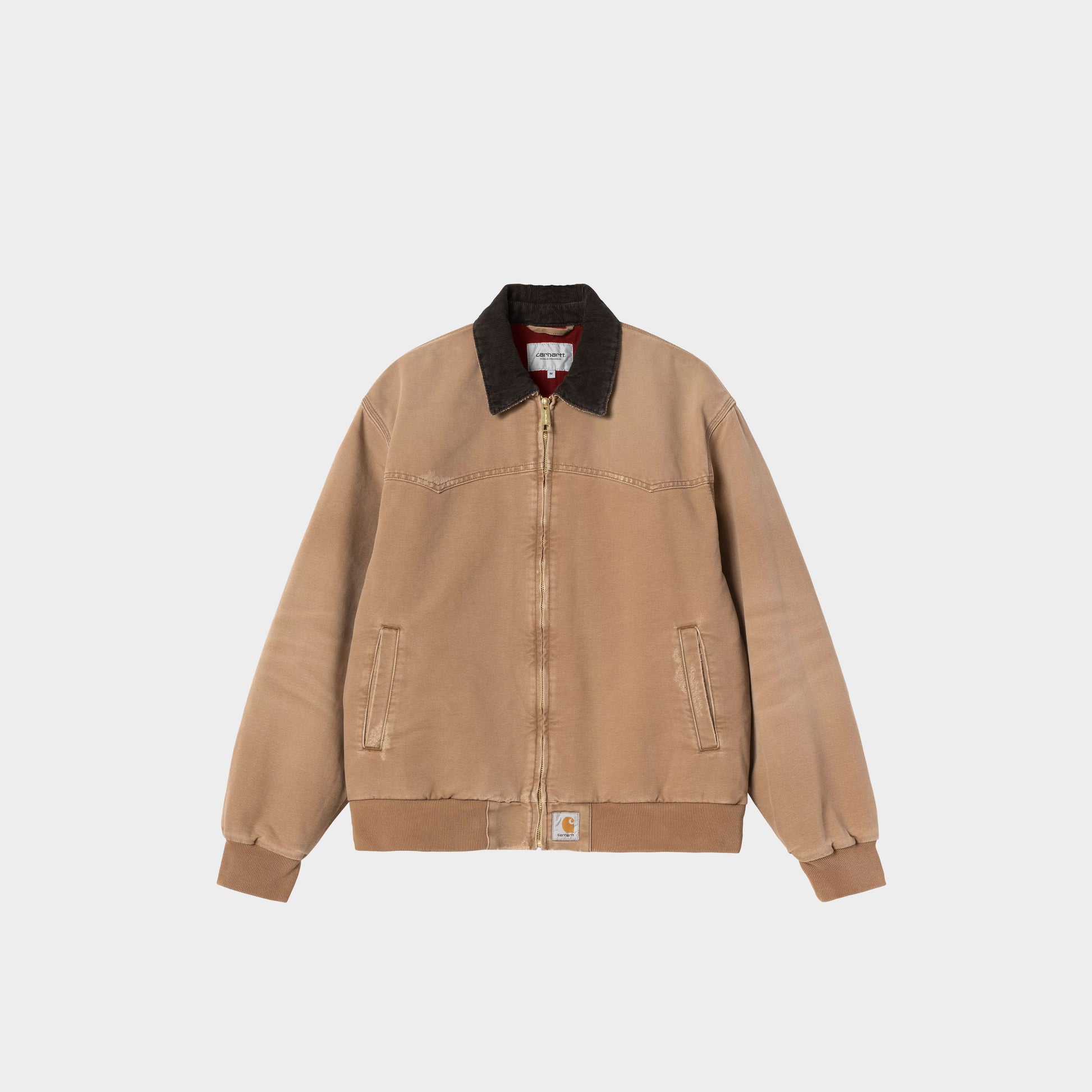 Carhartt WIP OG Santa Fe Jacket in Farbe hamiltonbrown_tabacco