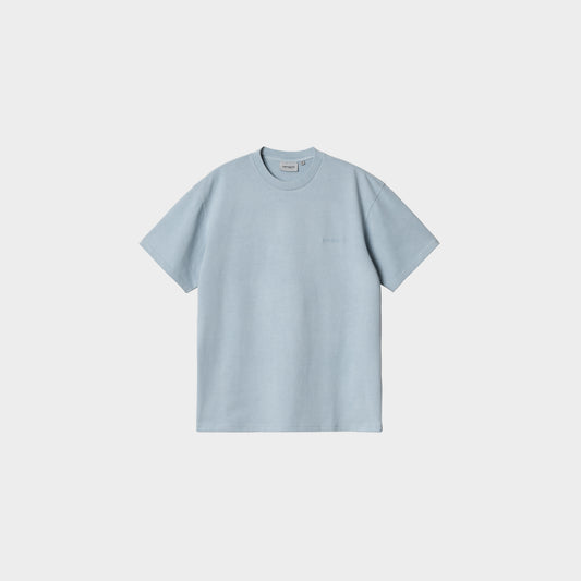 Carhartt WIP S/S Duster Script T-Shirt in Farbe misty_sky