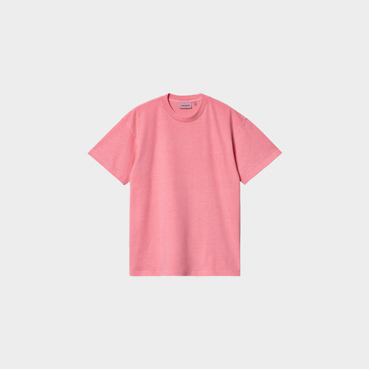 Carhartt WIP S/S Duster Script T-Shirt in Farbe charm_pink