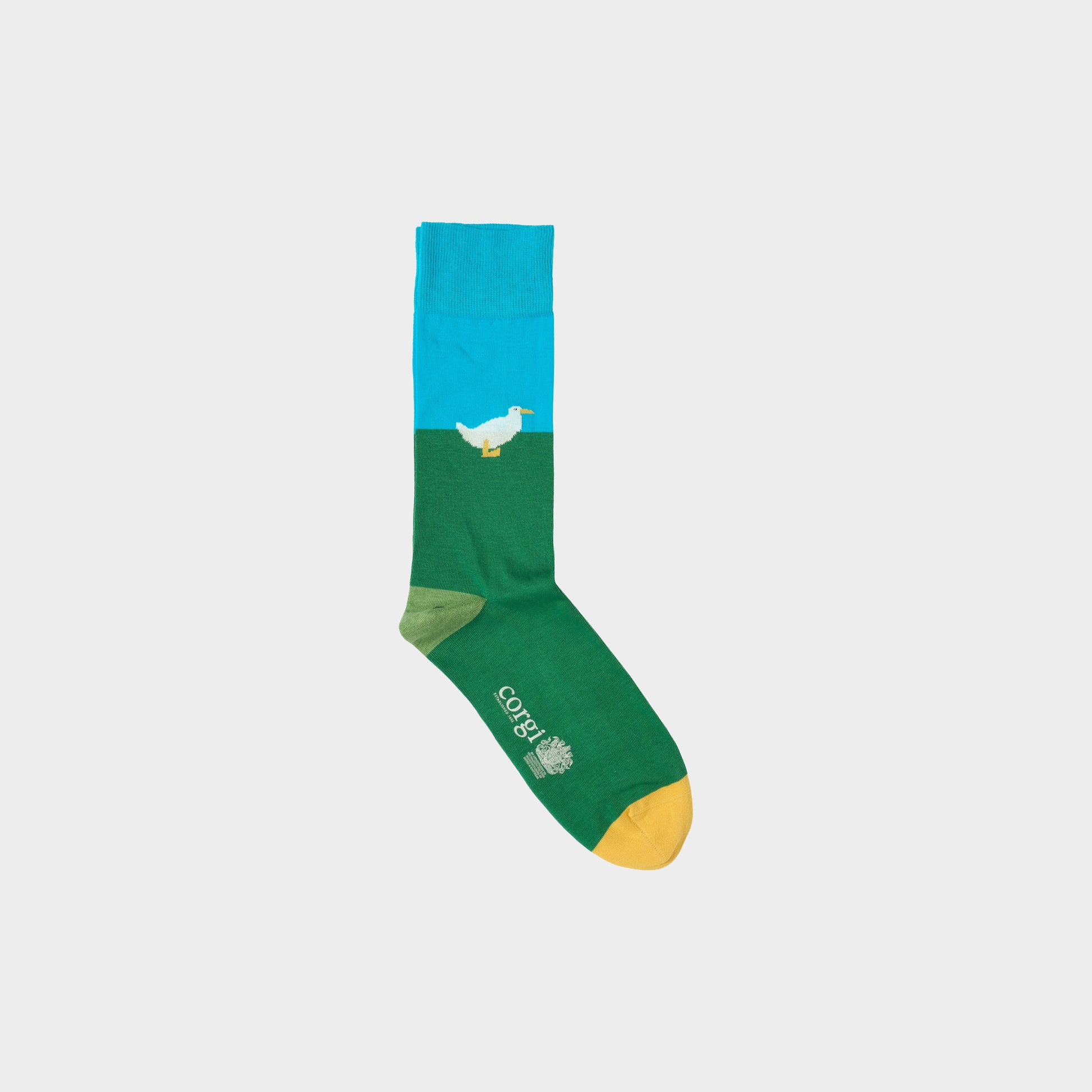 Entenwerder1 Socke Rubber Duck in Farbe blue_green