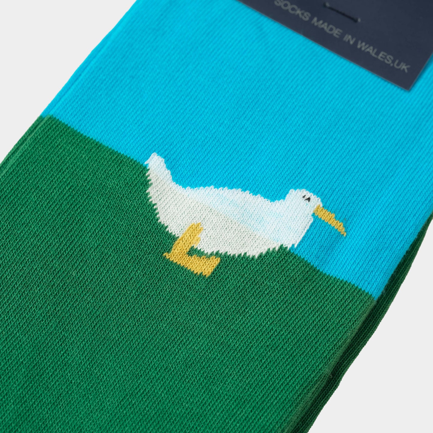 Entenwerder1 Socke Rubber Duck in Farbe blue_green
