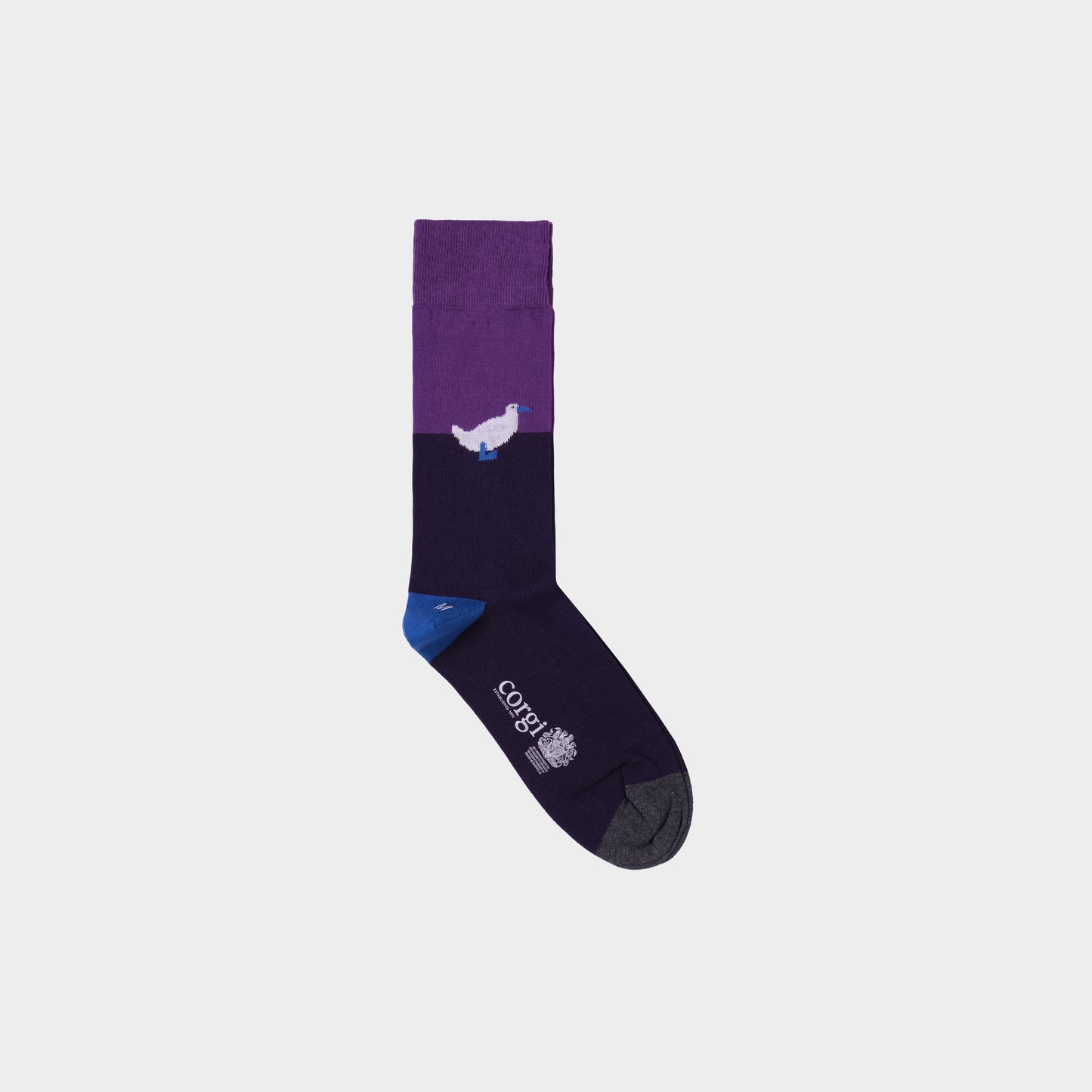 Entenwerder1 Socke Rubber Duck in Farbe purple