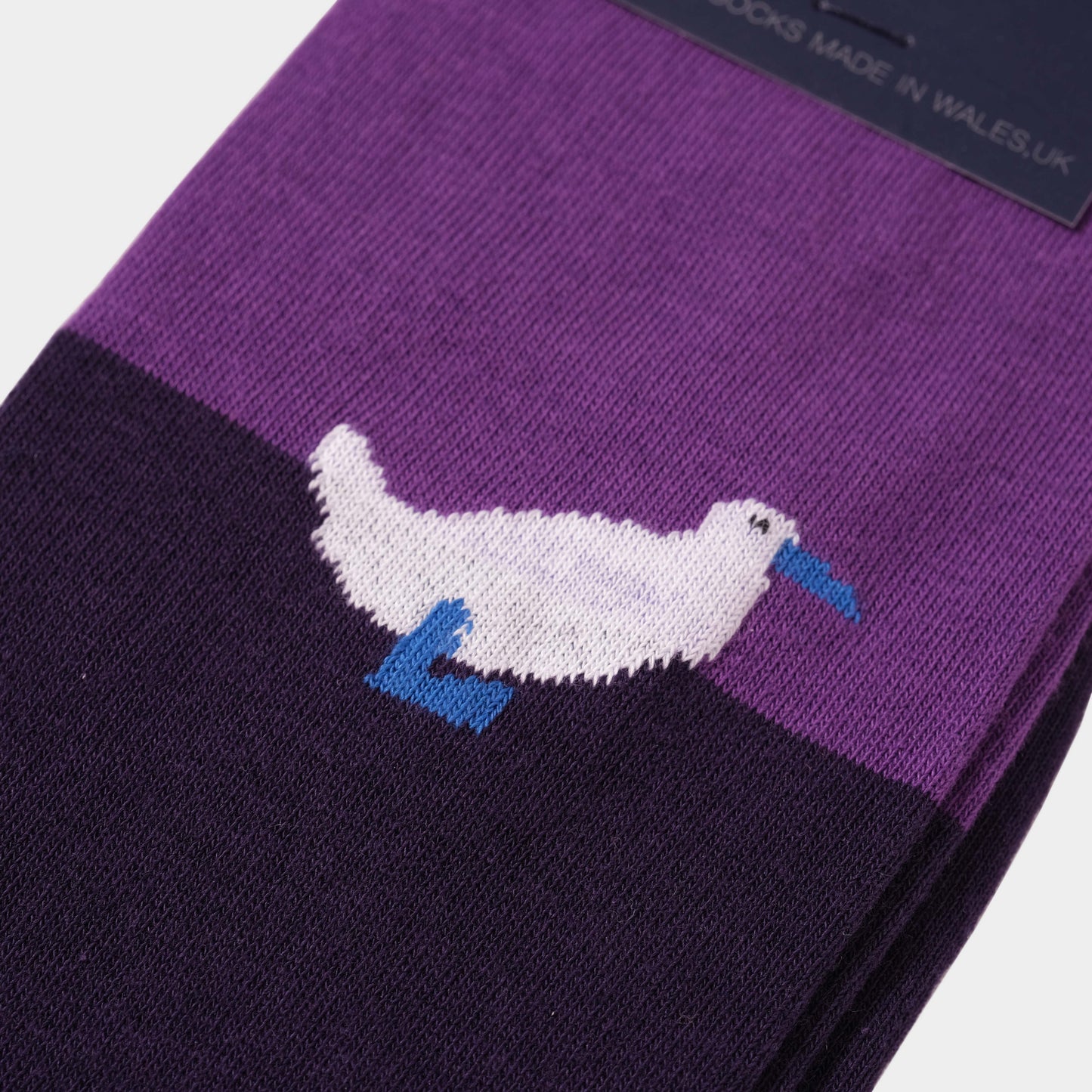 Entenwerder1 Socke Rubber Duck in Farbe purple