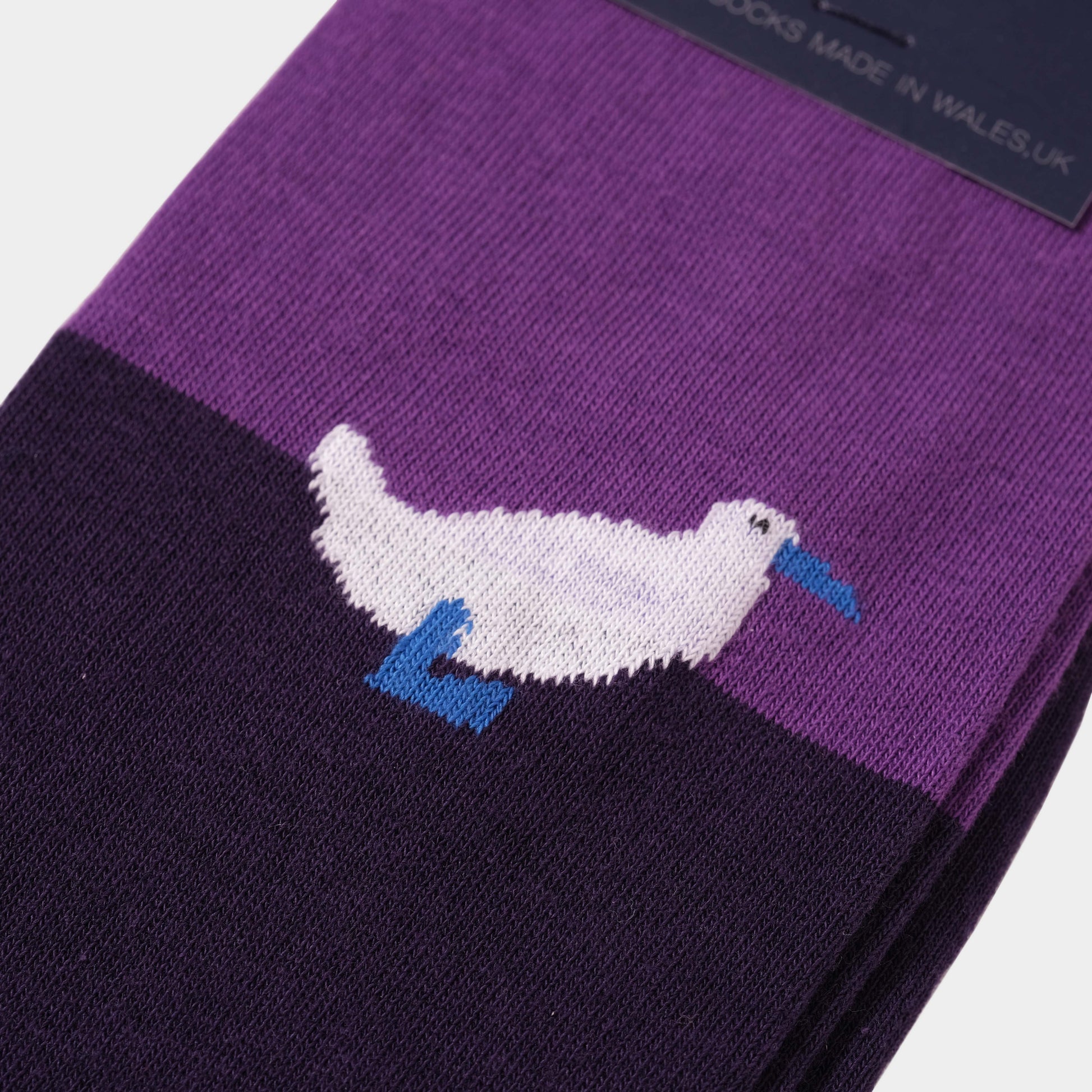 Entenwerder1 Socke Rubber Duck in Farbe purple