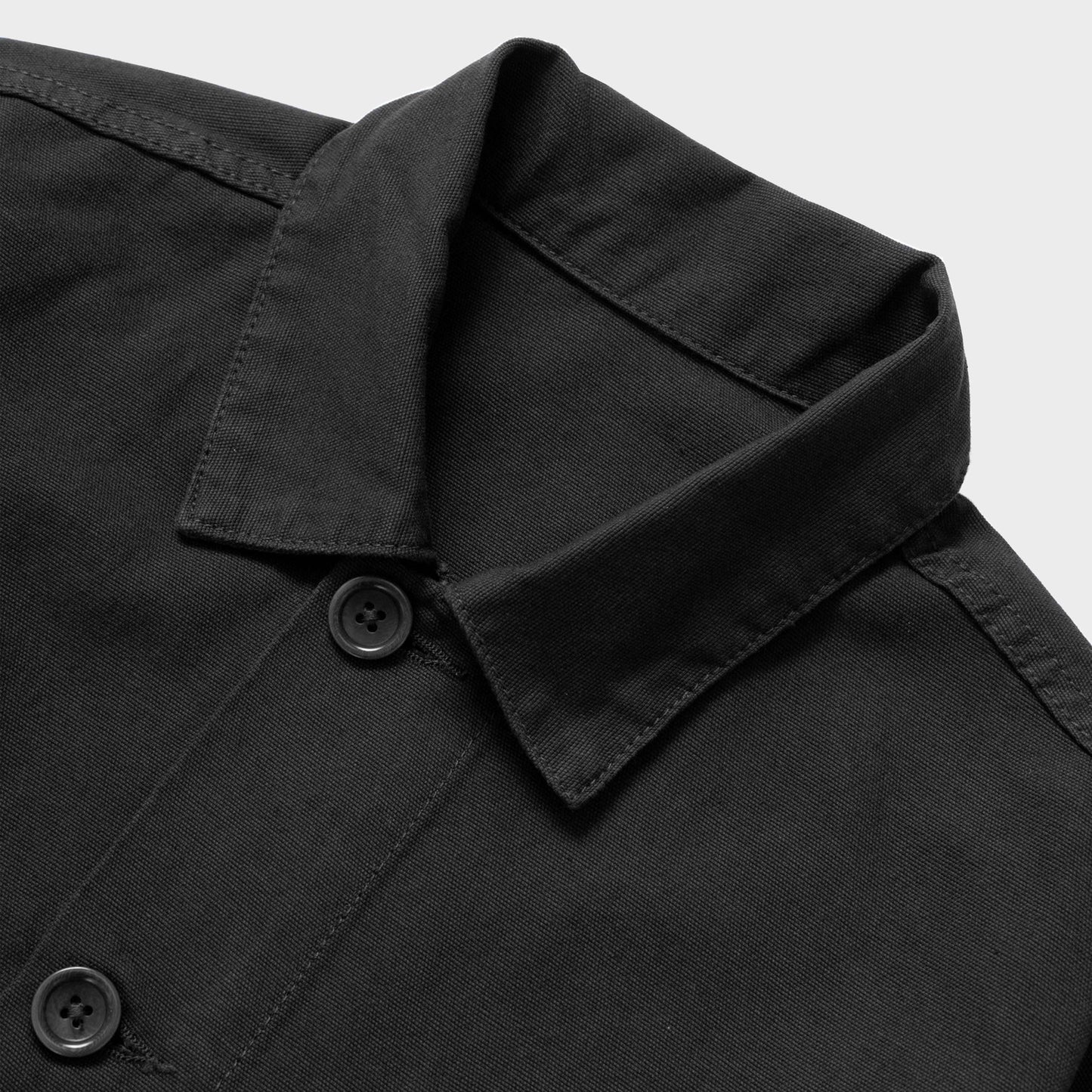 Service Works Canvas Chore Shirt in Farbe black