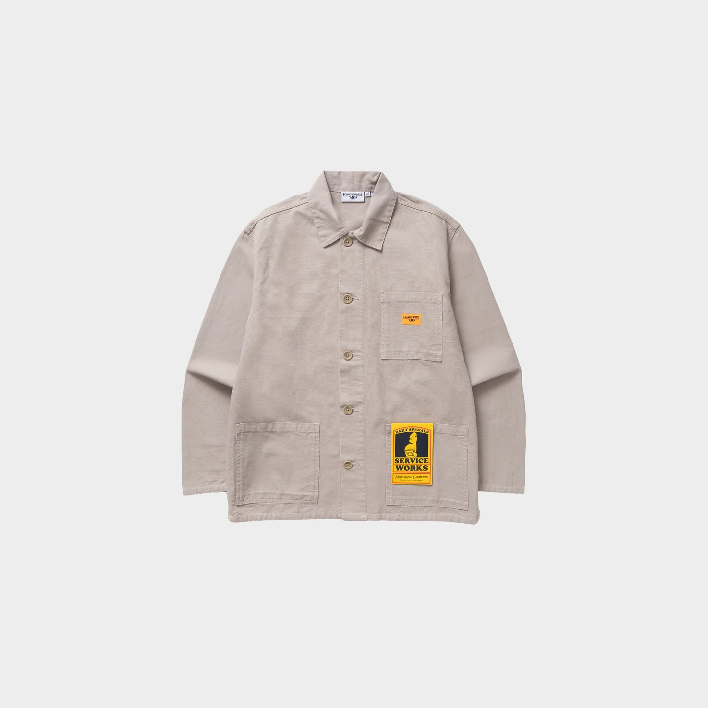 Service Works Canvas Chore Shirt in Farbe stone