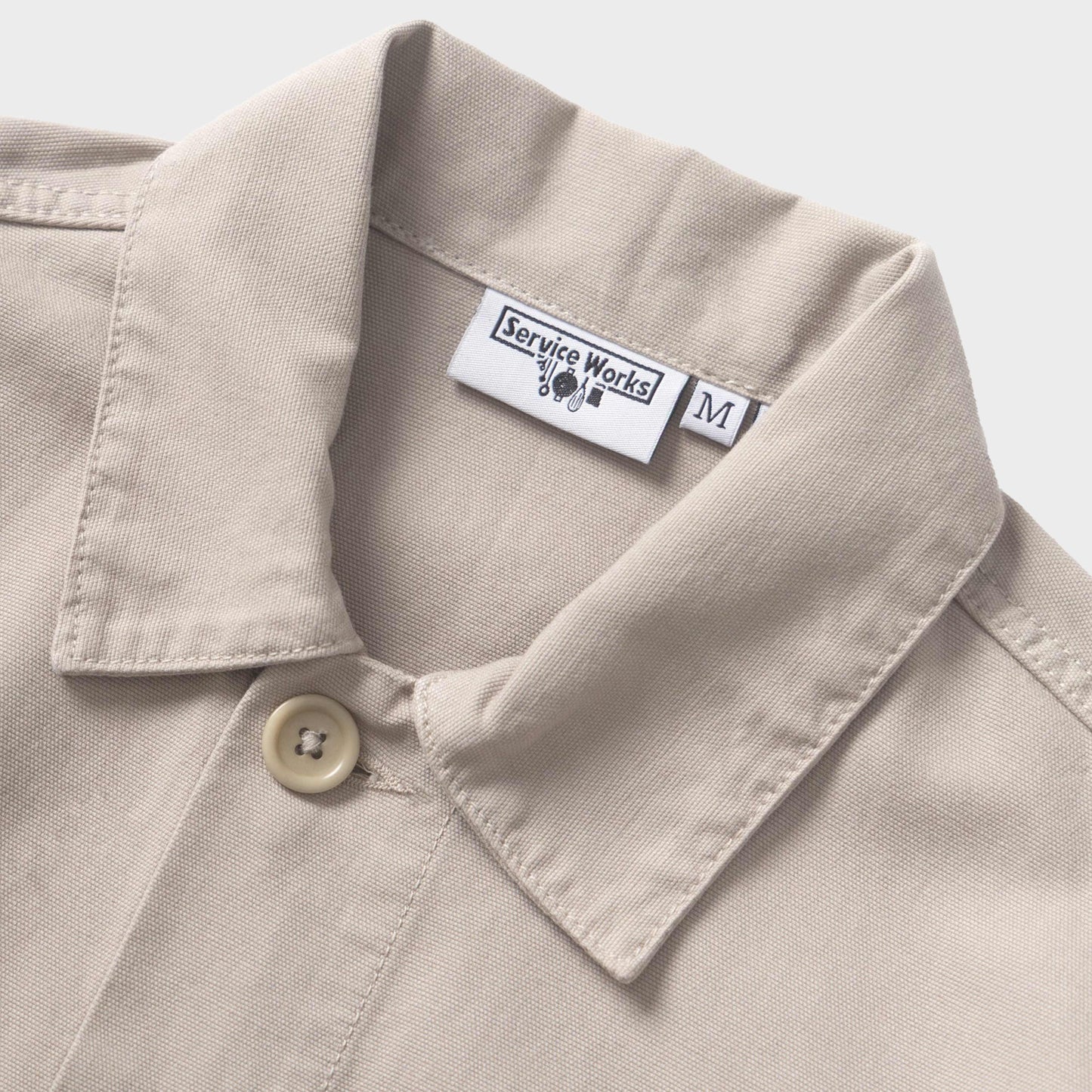 Service Works Canvas Chore Shirt in Farbe stone