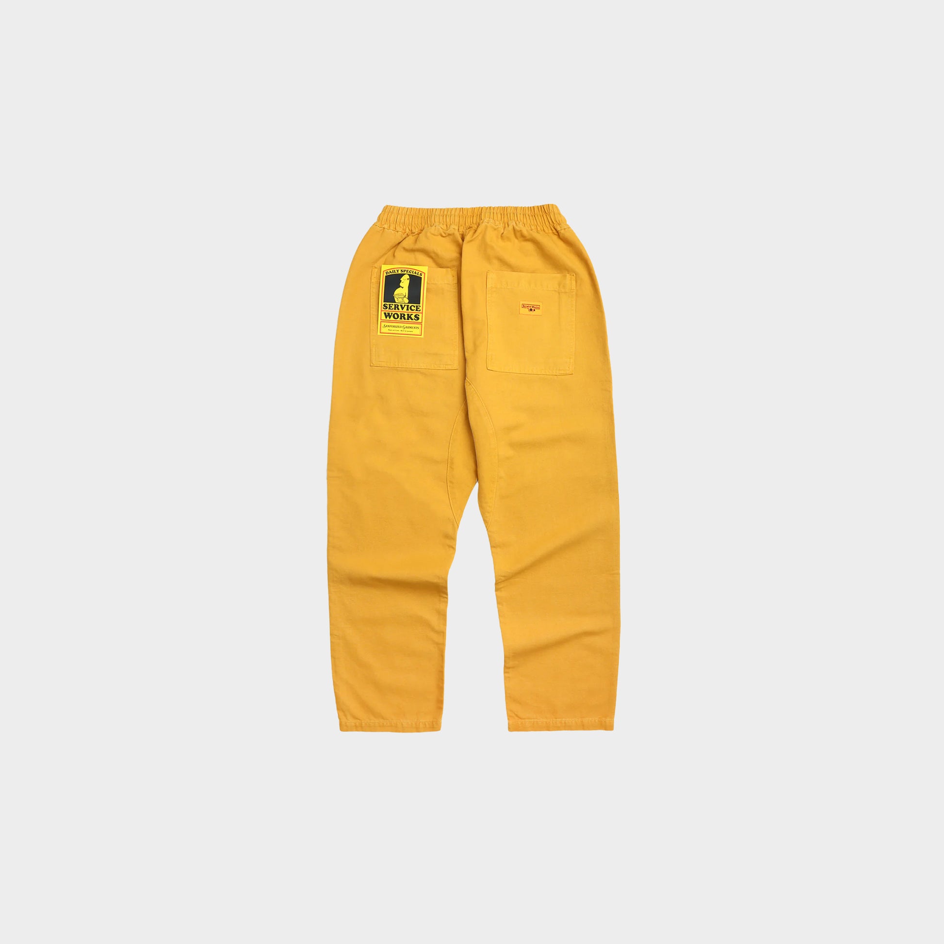 Service Works Canvas Chef Pants in Farbe gold