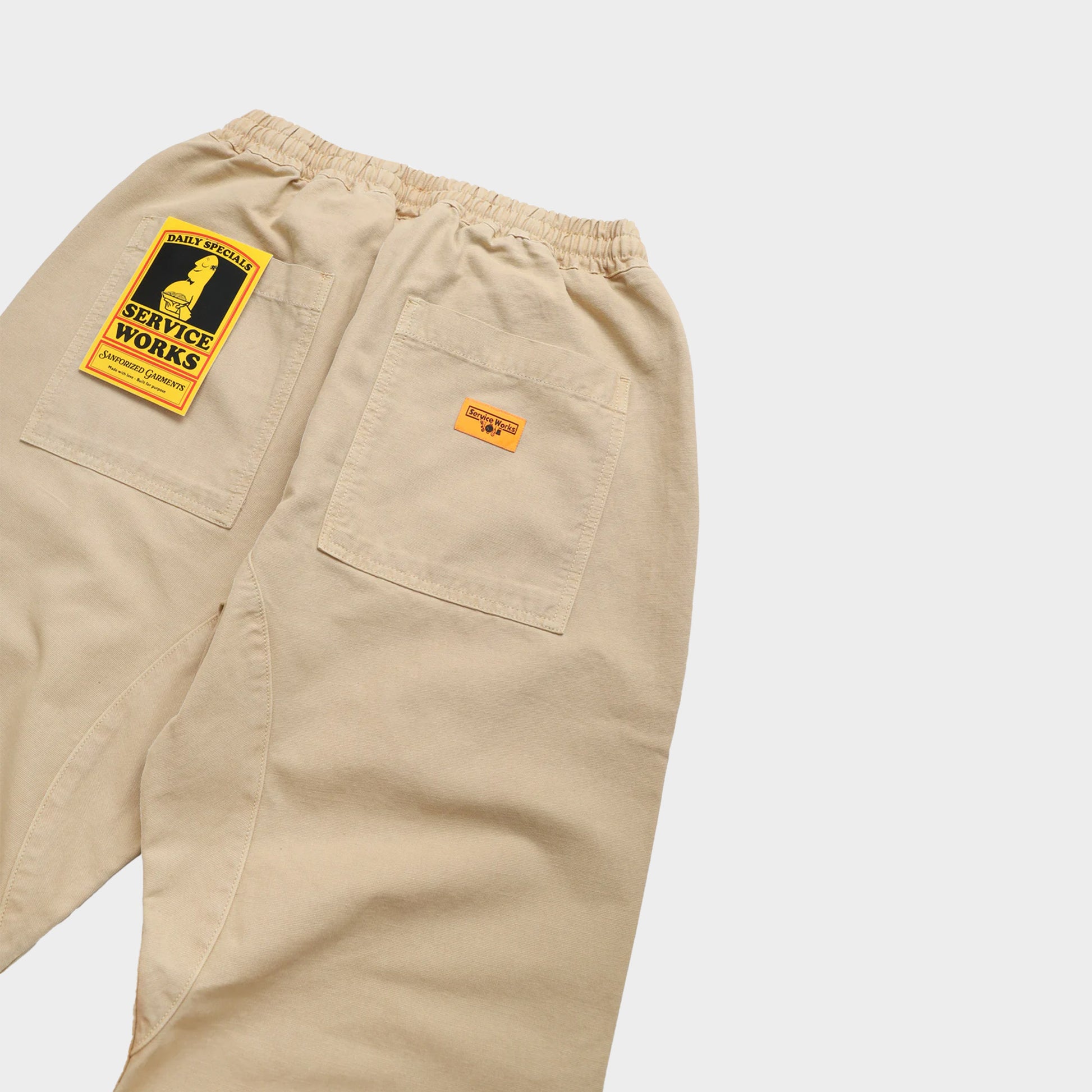 Service Works Canvas Chef Pants in Farbe khaki