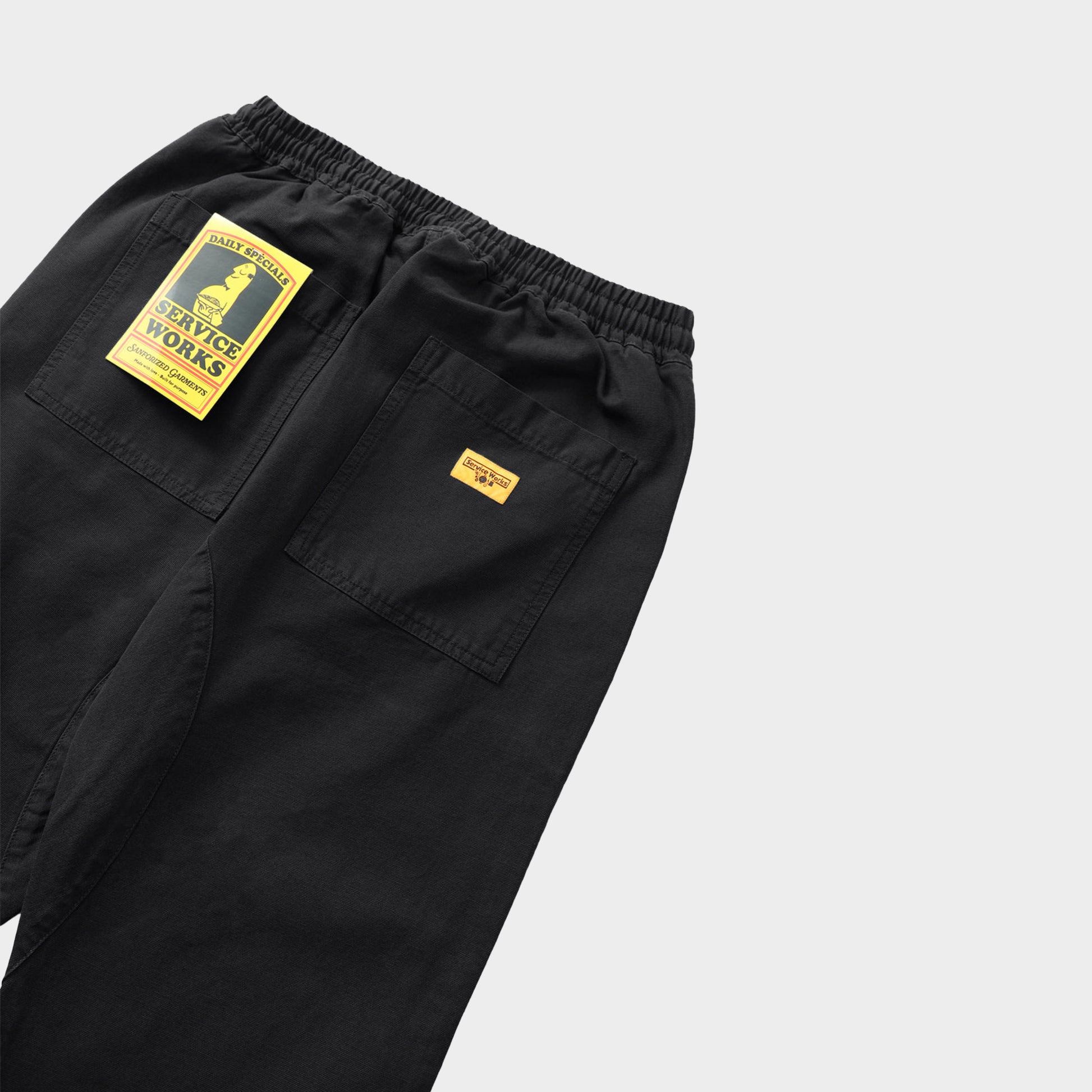 Service Works Canvas Chef Pants in Farbe black