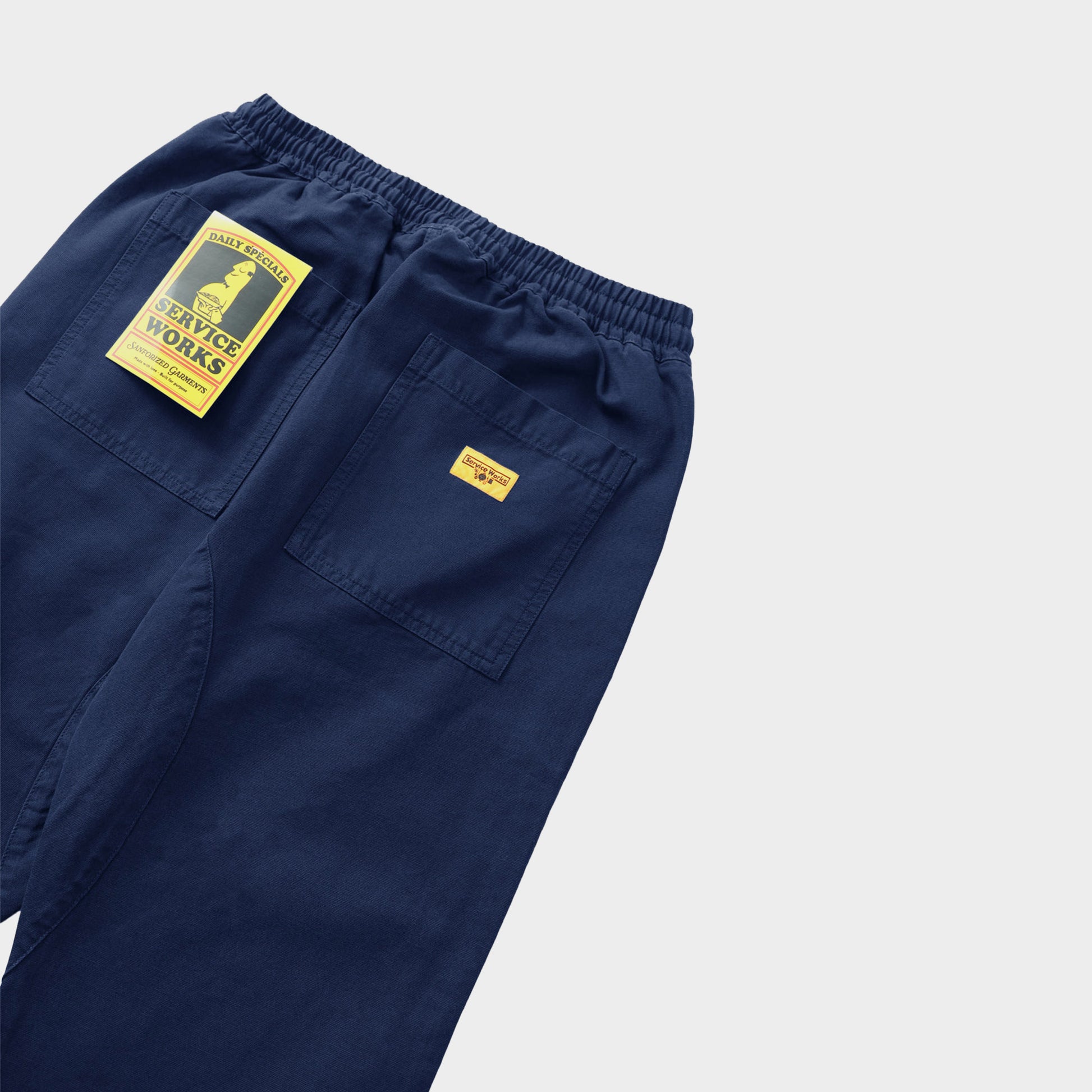 Service Works Canvas Chef Pants in Farbe navy
