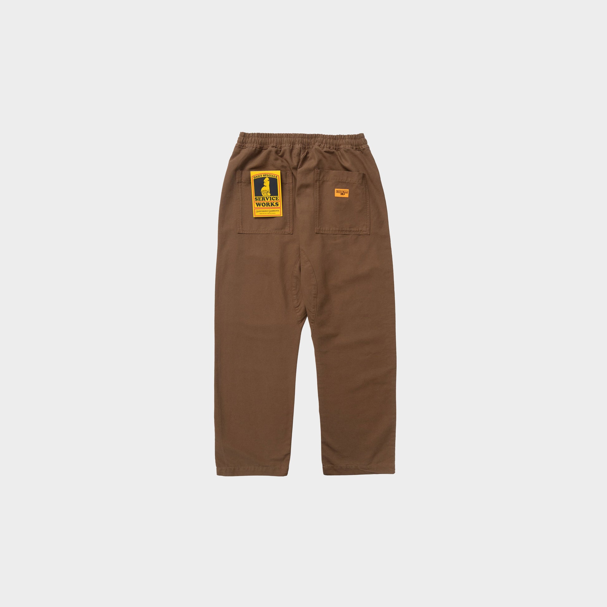 Service Works Classic Chef Pants in Farbe bark