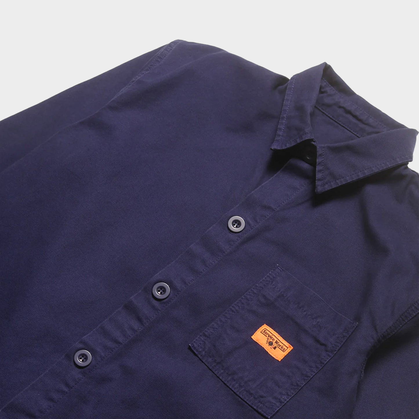 Service Works Canvas Coverall Jacket in Farbe navy