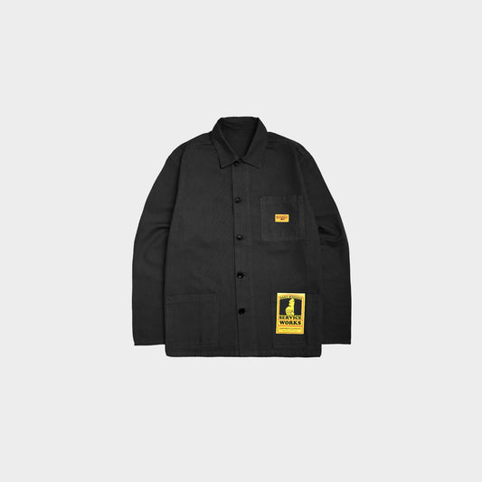 Service Works Canvas Coverall Jacket in der Farbe black