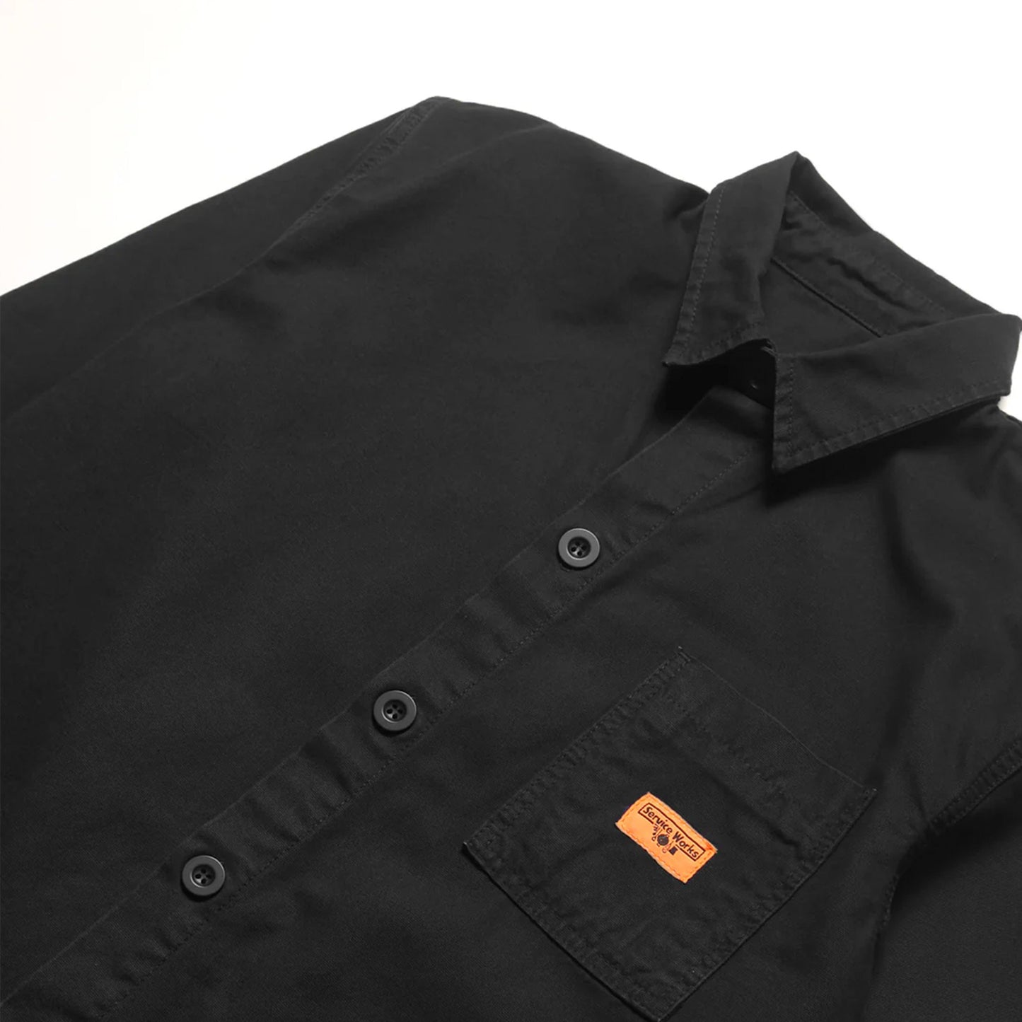 Service Works Canvas Coverall Jacket in Farbe black